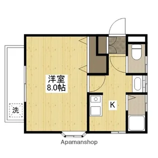 サファイアハイツ【1階】の間取り