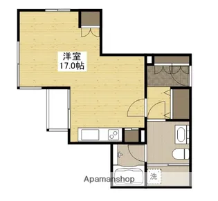 パインヒルズ東白島【4階】の間取り