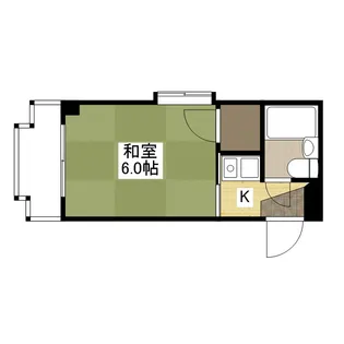 エスタス庚午南【5階】の間取り