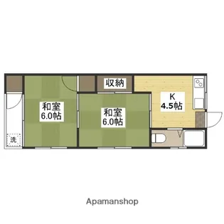 松尾荘【1階】の間取り