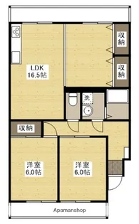 ハイコーポヤスダ5【3階】の間取り