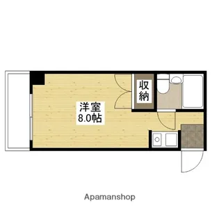 アルティメイトBUILDING天満(旧第5小谷ビル)【3階】の間取り