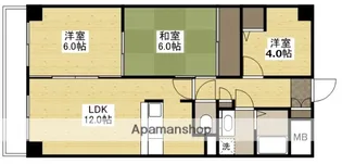 カルフール大町【504号室】の間取り