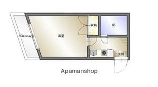 ベル天満【506号室】の間取り