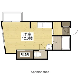 鷹野橋マンション【10階】の間取り