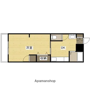 鷹野橋マンション【7階】の間取り