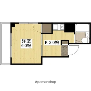 清和榎町【6階】の間取り