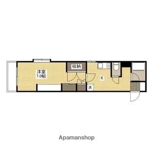 第2田中ビル【4階】の間取り