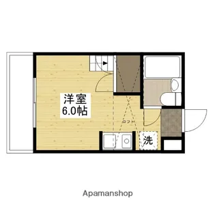 パラドール三筋【4階】の間取り