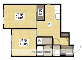 コーポ神田【4階】の間取り