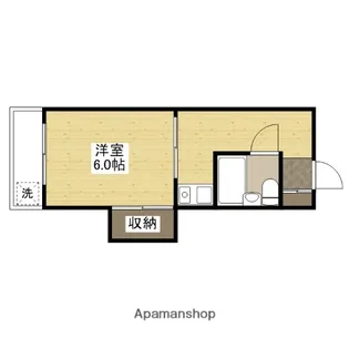 JSビル西原【2階】の間取り