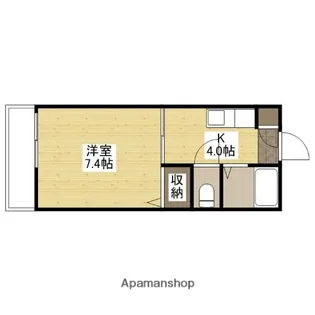 アブニールS【1階】の間取り