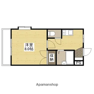 広島県広島市安佐南区山本1丁目【マンション】の間取り
