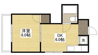 メゾンタツミ【4階】の間取り