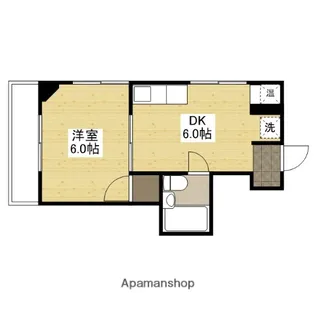 メゾンタツミ【504号室】の間取り