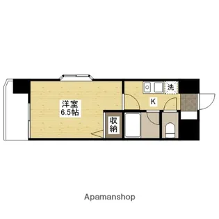 プライム出島【501号室】の間取り