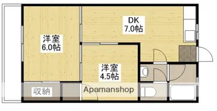 高岡マンション【1階】の間取り