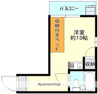 クリスタルレジデンス舟入【2階】の間取り