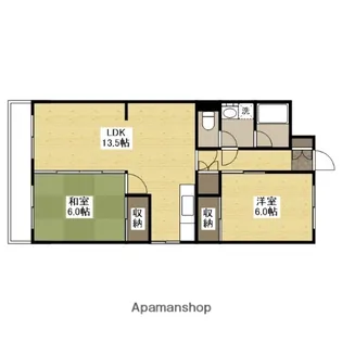 コーポ井口台【2階】の間取り