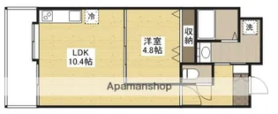 1LDKの間取り画像