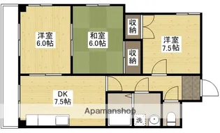 クオーレ羽衣【3階】の間取り