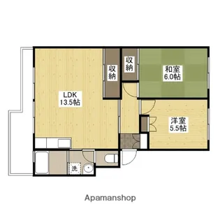 第2ビューハイツ【1階】の間取り