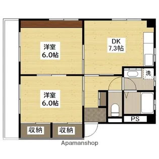 青木ビルⅡ【2階】の間取り