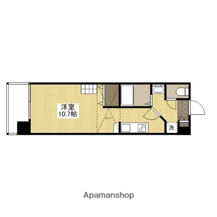 グラビスコート紙屋町【2階】の間取り