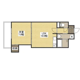 ベルパッソ平和公園【2階】の間取り