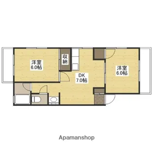 片岡ビル【3階】の間取り