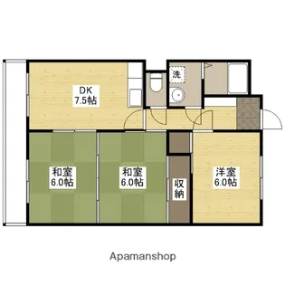 ヨシハラビル【1階】の間取り