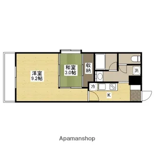 クレベール相原【1階】の間取り