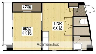 和秀大須賀ビル【2階】の間取り