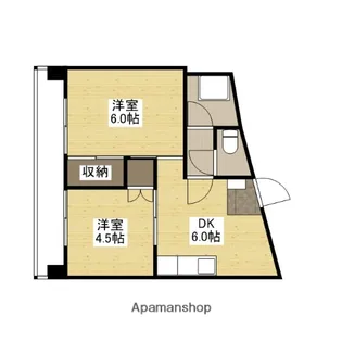 和秀大須賀ビル【5階】の間取り
