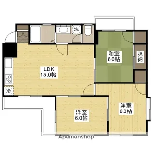 コーポ翠【2階】の間取り