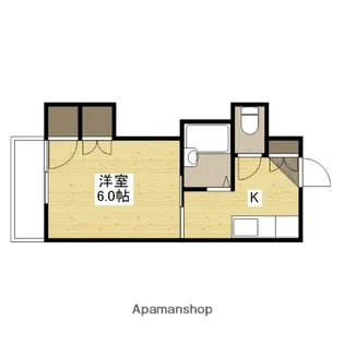 広島県広島市西区大芝2丁目【マンション】の間取り