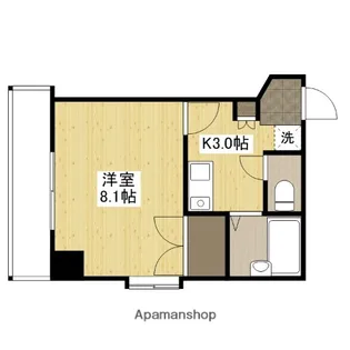 第18やたがいビル【10階】の間取り