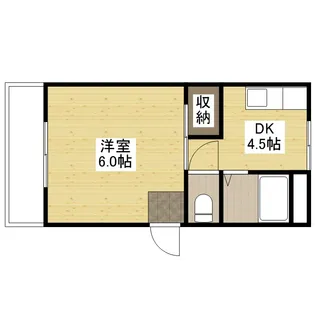 第2栗田ビル【3階】の間取り