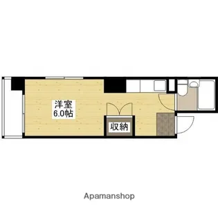 ウイング竹屋町【4階】の間取り
