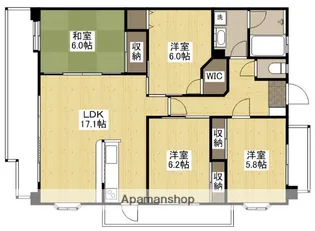 レジデンスソフィア【3階】の間取り