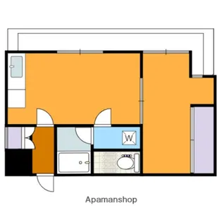 エターナル石本【2階】の間取り