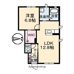 ゼピュロスB棟【1階】の間取り