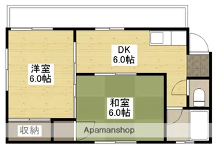 大原マンション【3階】の間取り