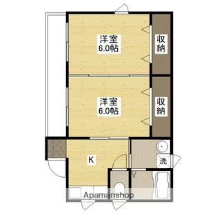 アイランドビル6【2階】の間取り