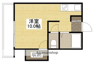ウェール千田町【1階】の間取り