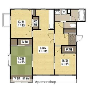 パールメゾン光善坊【2階】の間取り