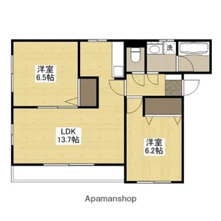 MNR深川【3階】の間取り