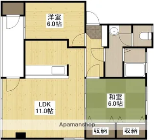 高千穂ビル【4階】の間取り