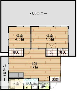 岡田ビル【4階】の間取り