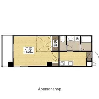 第13平勝ビル【3階】の間取り